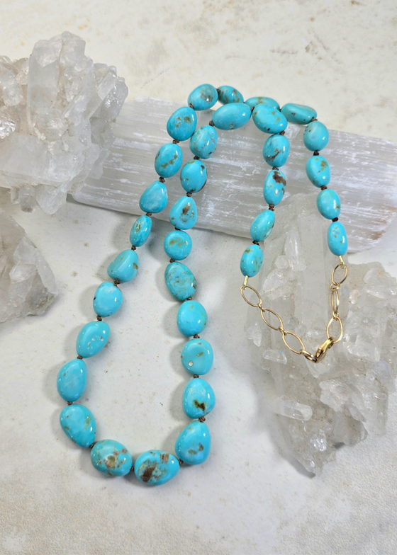 James + Jezebelle | Sonoran Blue Turquoise Necklace