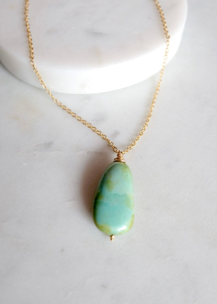 James & Jezebelle | Sonoran Green Turquoise Necklace