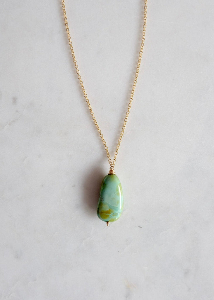 James & Jezebelle | Sonoran Green Turquoise Necklace