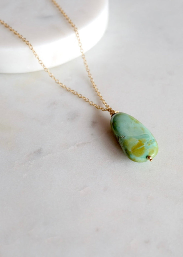 James & Jezebelle | Sonoran Green Turquoise Necklace