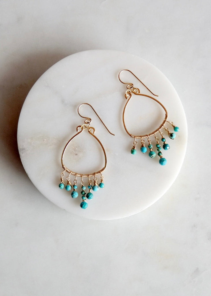 James & Jezebelle | Turquoise Earrings