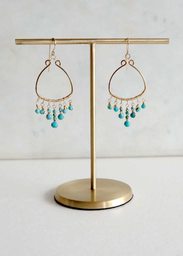 James & Jezebelle | Turquoise Earrings