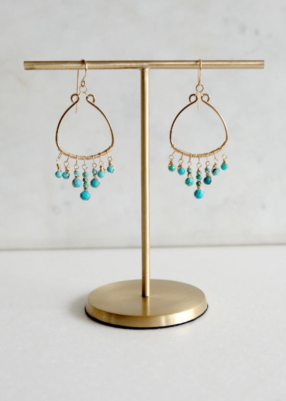 James & Jezebelle | Turquoise Earrings