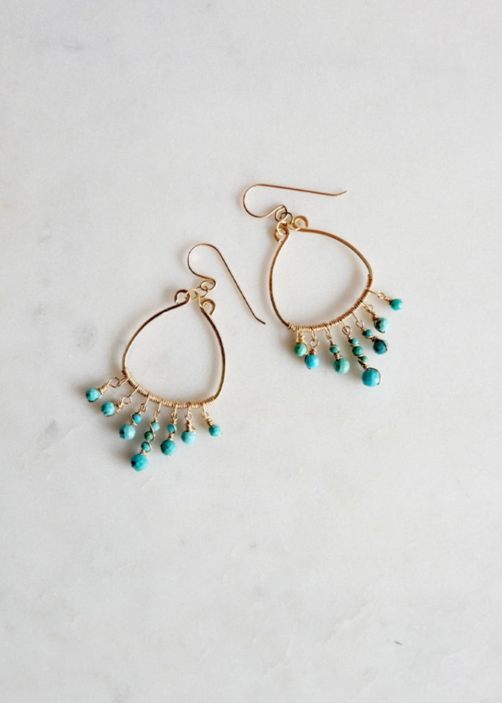 James & Jezebelle | Turquoise Earrings