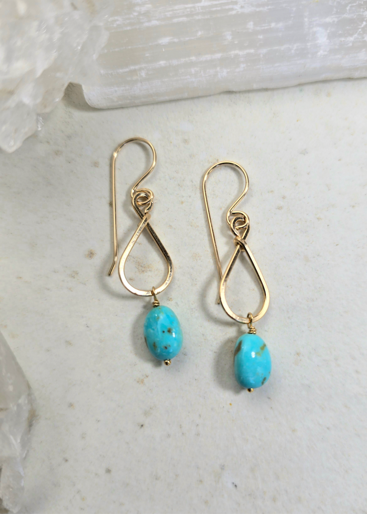 James + Jezebelle | Turquoise Hoop