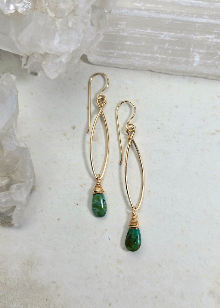 James + Jezebelle | Turquoise Hoop