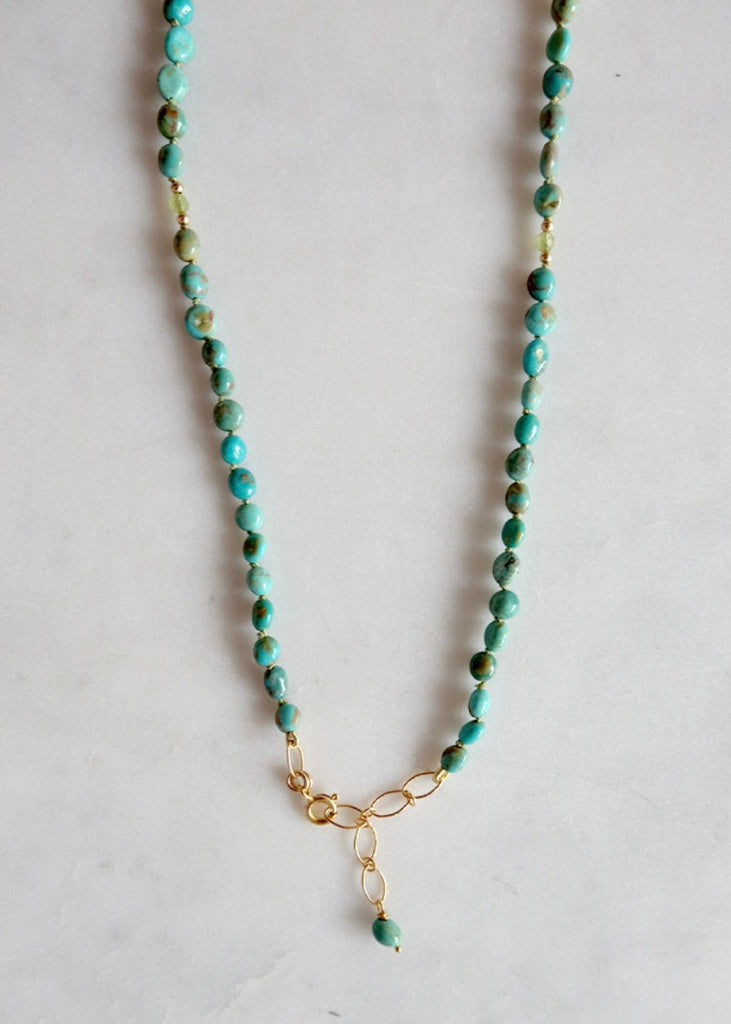 James & Jezebelle | Turquoise, Apatite & Peridot Necklace