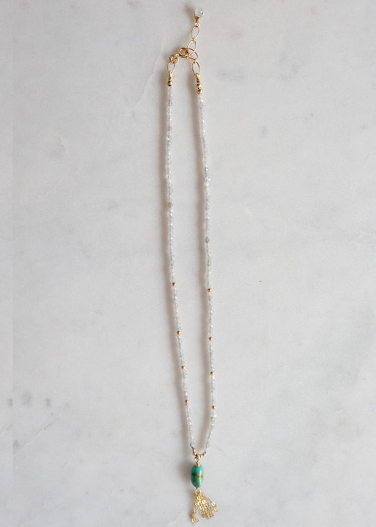 James & Jezebelle | Turquoise & Labradorite Necklace