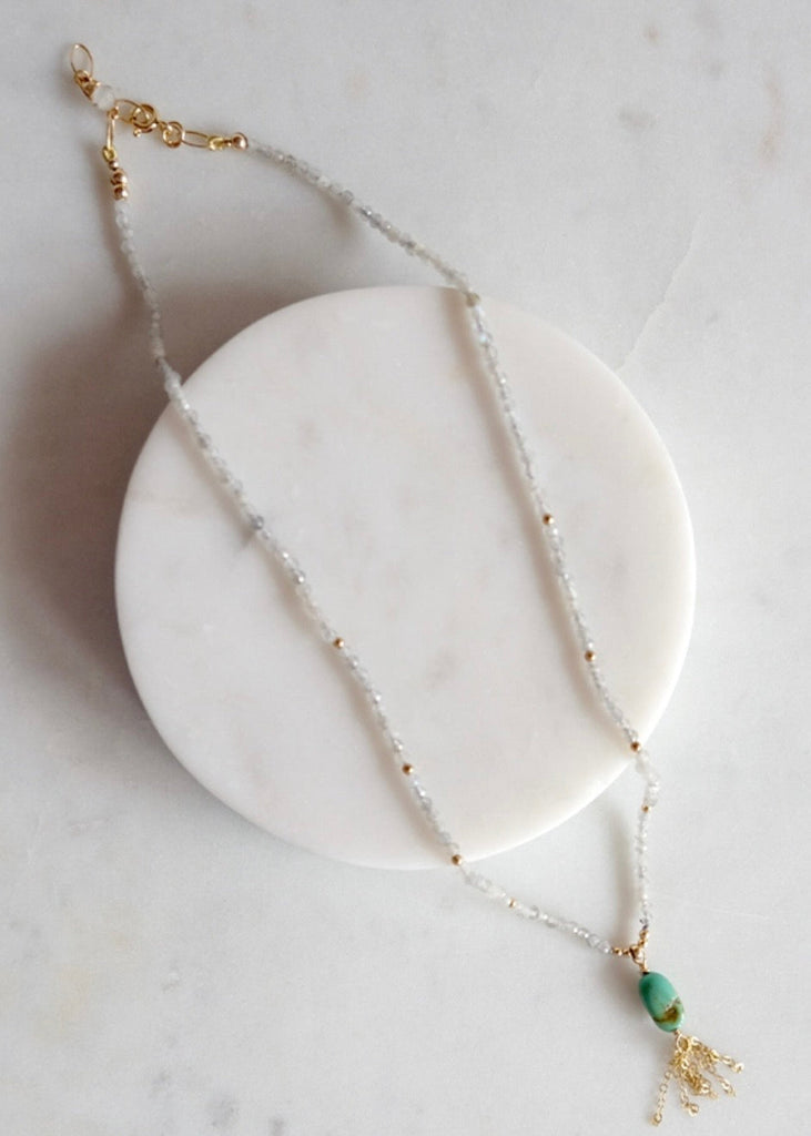 James & Jezebelle | Turquoise & Labradorite Necklace