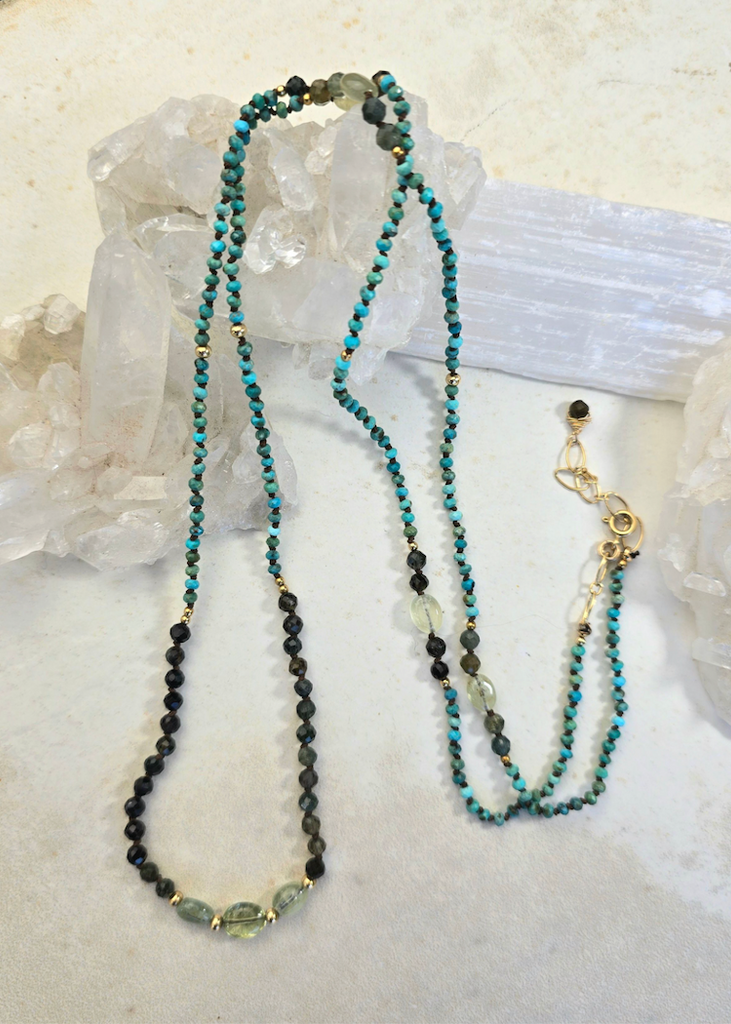 James + Jezebelle | Turquoise, Tourmaline + Aquamarine Wrap