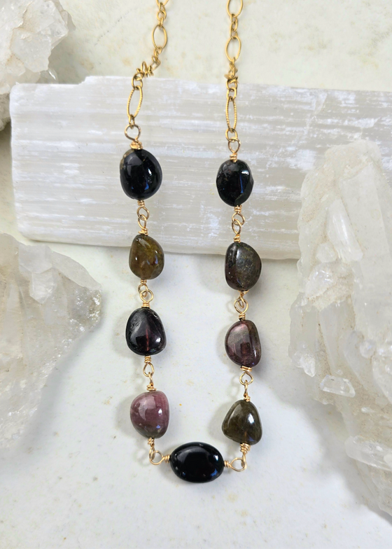 James + Jezebelle | Watermelon Tourmaline Necklace
