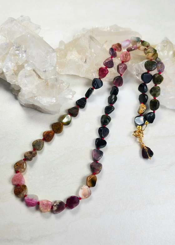 James + Jezebelle | Watermelon Tourmaline Necklace