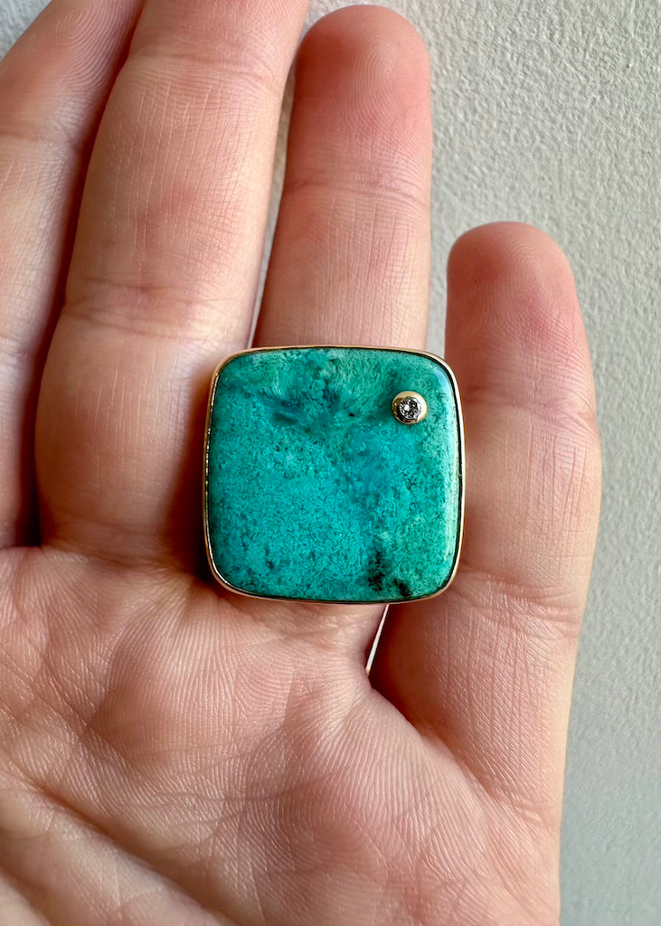 Jamie Joseph | Bacan Island Chrysocolla Ring