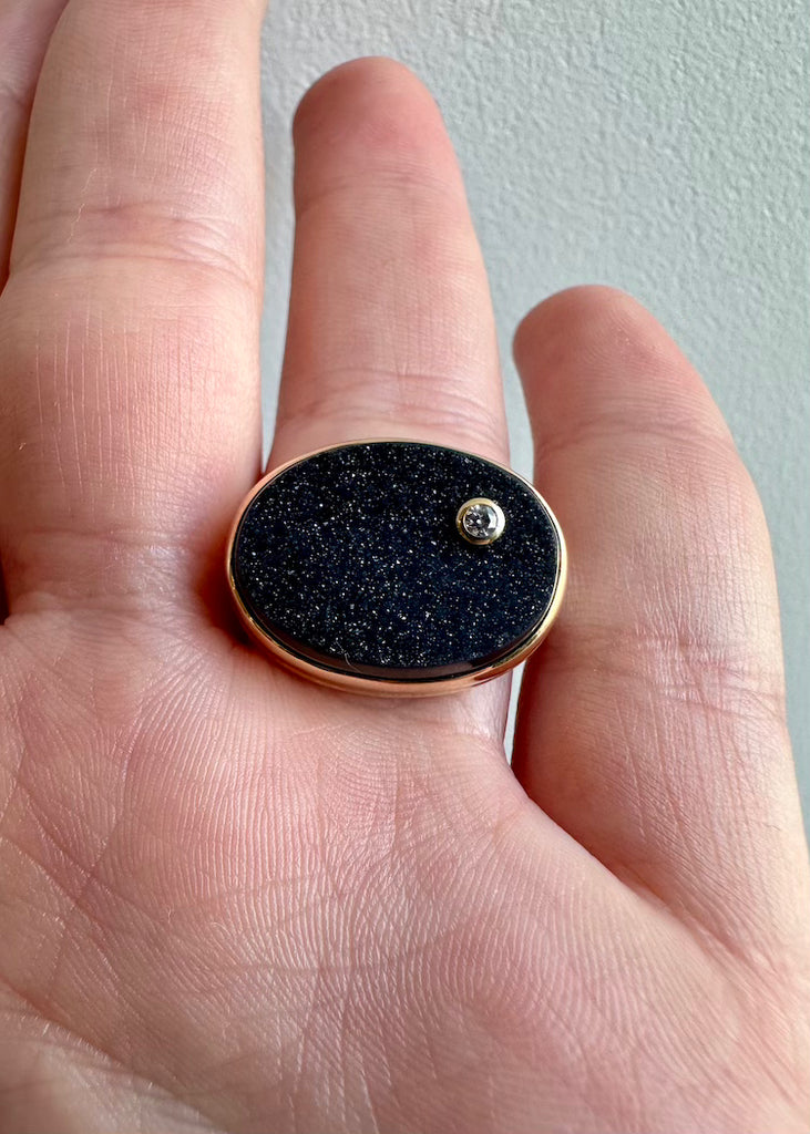 Jamie Joseph | Brazilian Black Drusy Ring