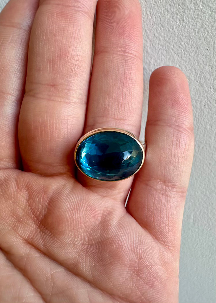 Jamie Joseph | Swiss Blue Topaz Ring