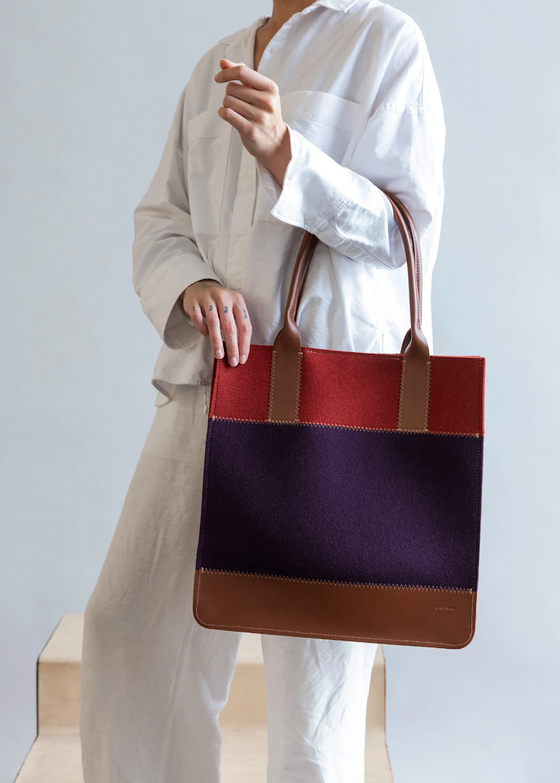 Jaunt Tote Aubergine