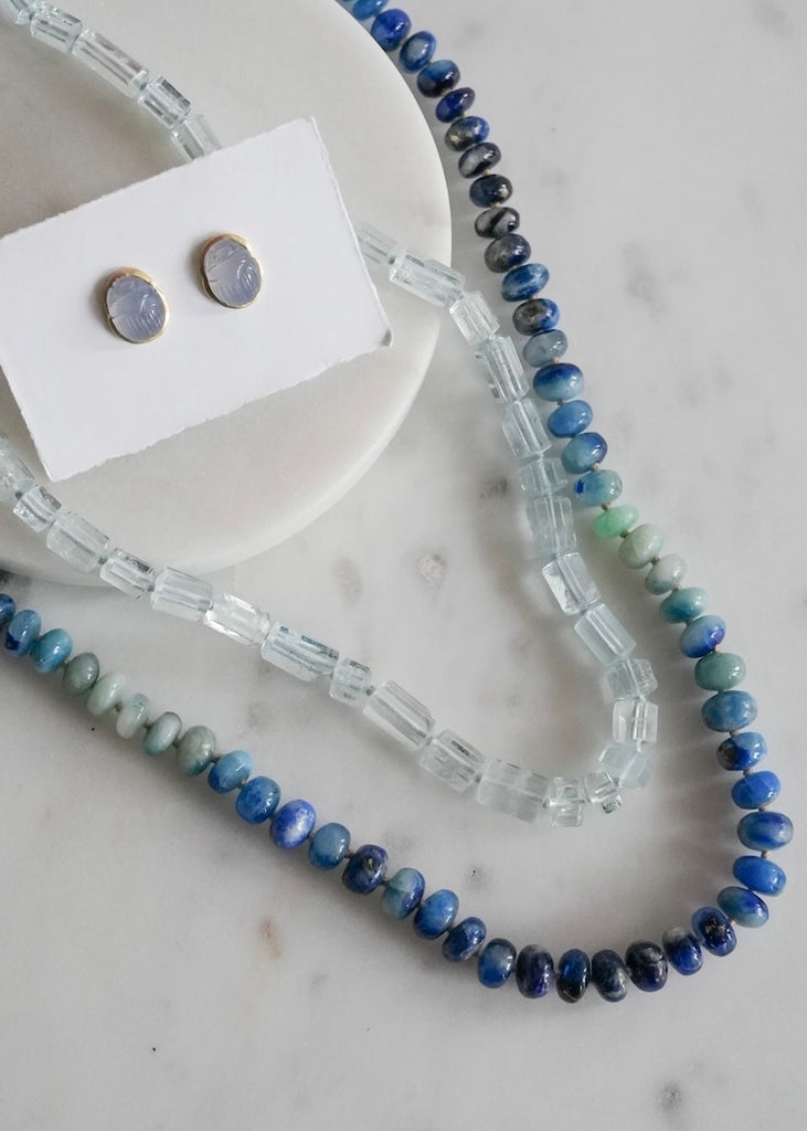 Judi Powers | Afghanite Rondelle 14k Necklace