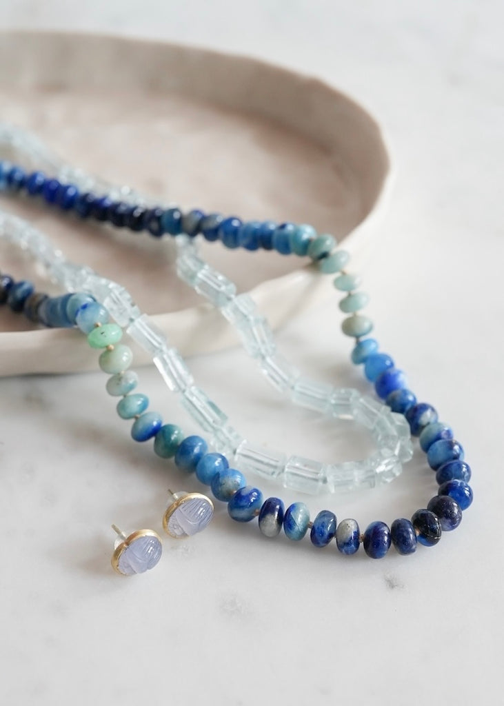 Judi Powers | Afghanite Rondelle 14k Necklace