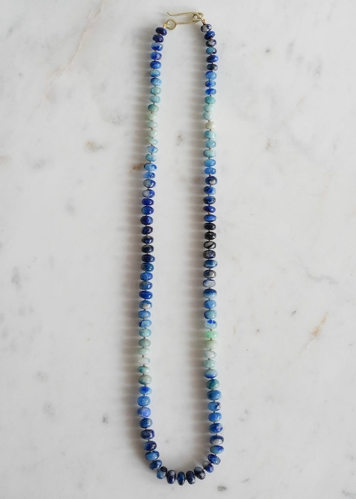 Judi Powers | Afghanite Rondelle 14k Necklace