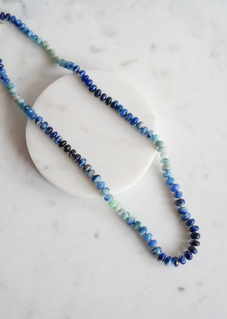 Judi Powers | Afghanite Rondelle 14k Necklace