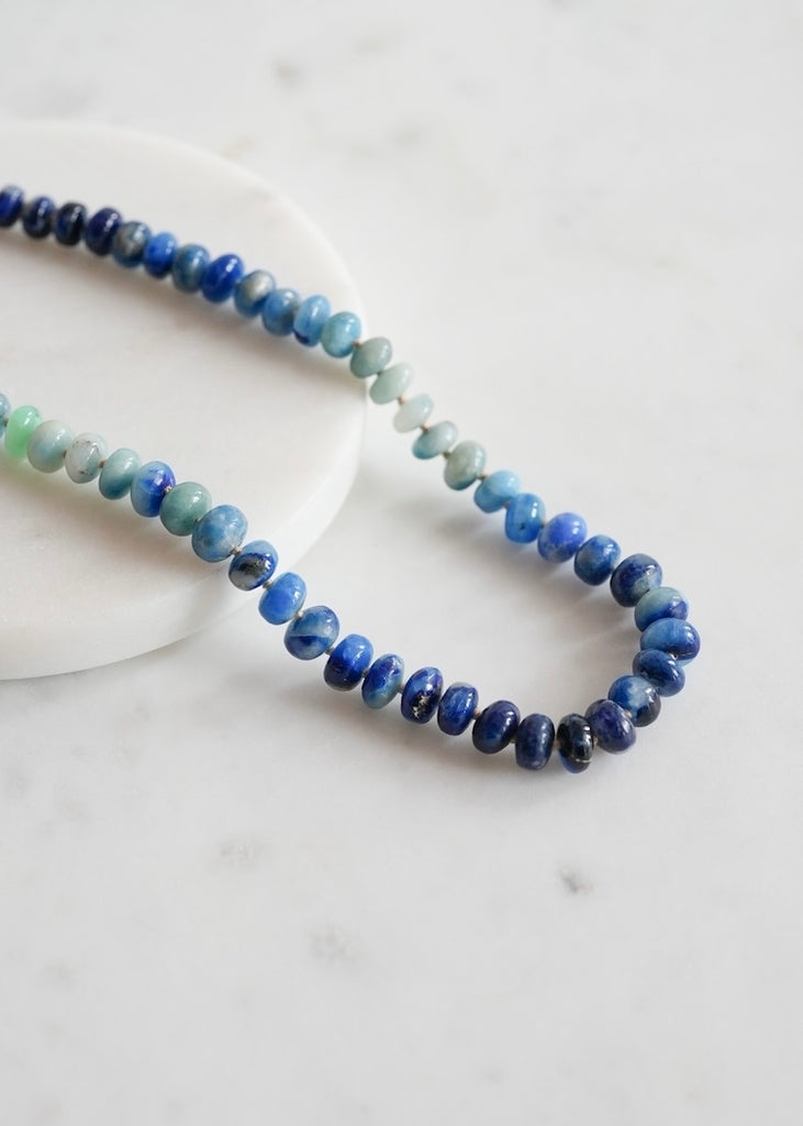 Judi Powers | Afghanite Rondelle 14k Necklace