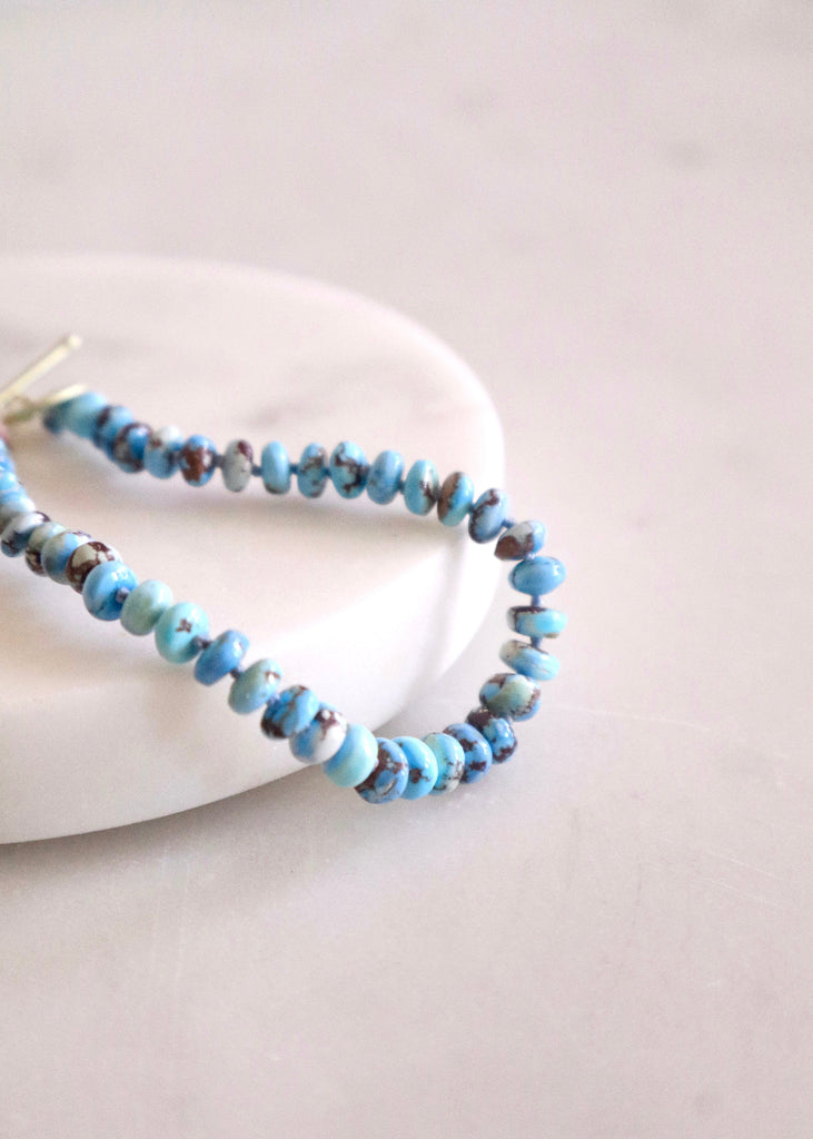 Judi Powers | Golden Hills Turquoise Rondelle Bracelet