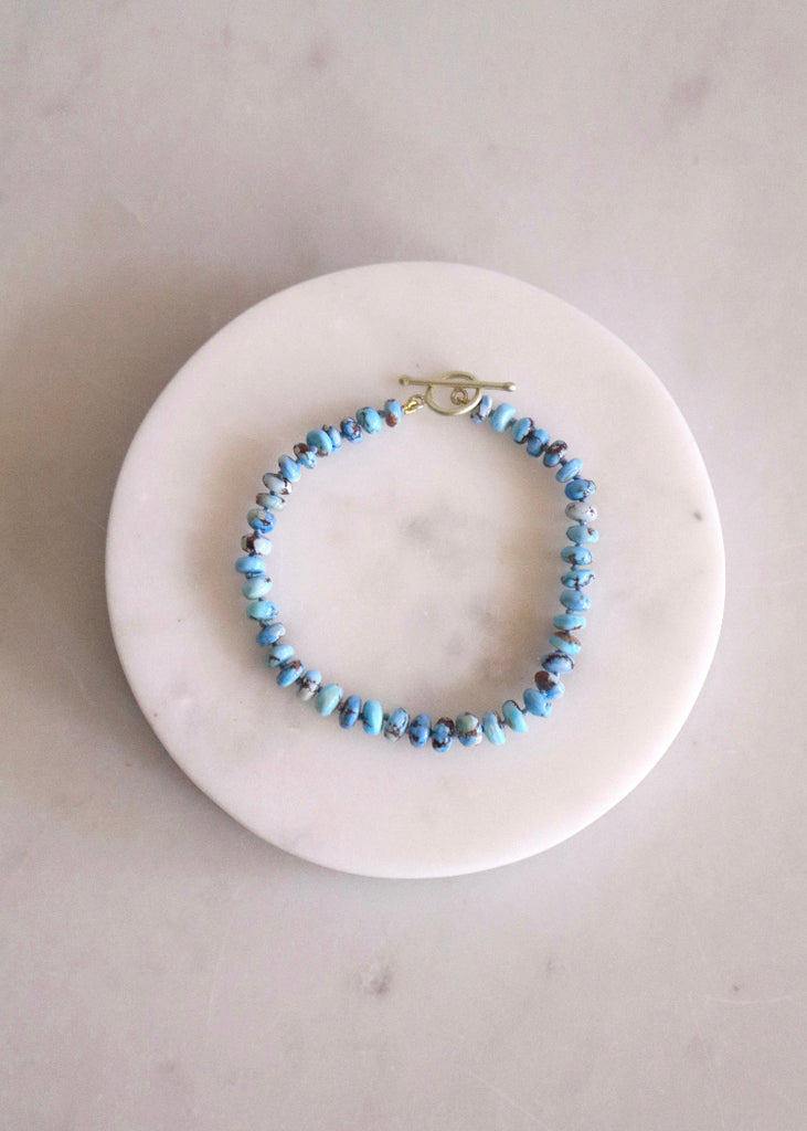 Judi Powers | Golden Hills Turquoise Rondelle Bracelet