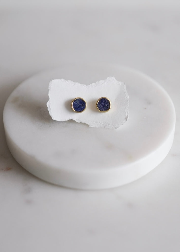 Judi Powers | Lapis Lazuli 18K Studs
