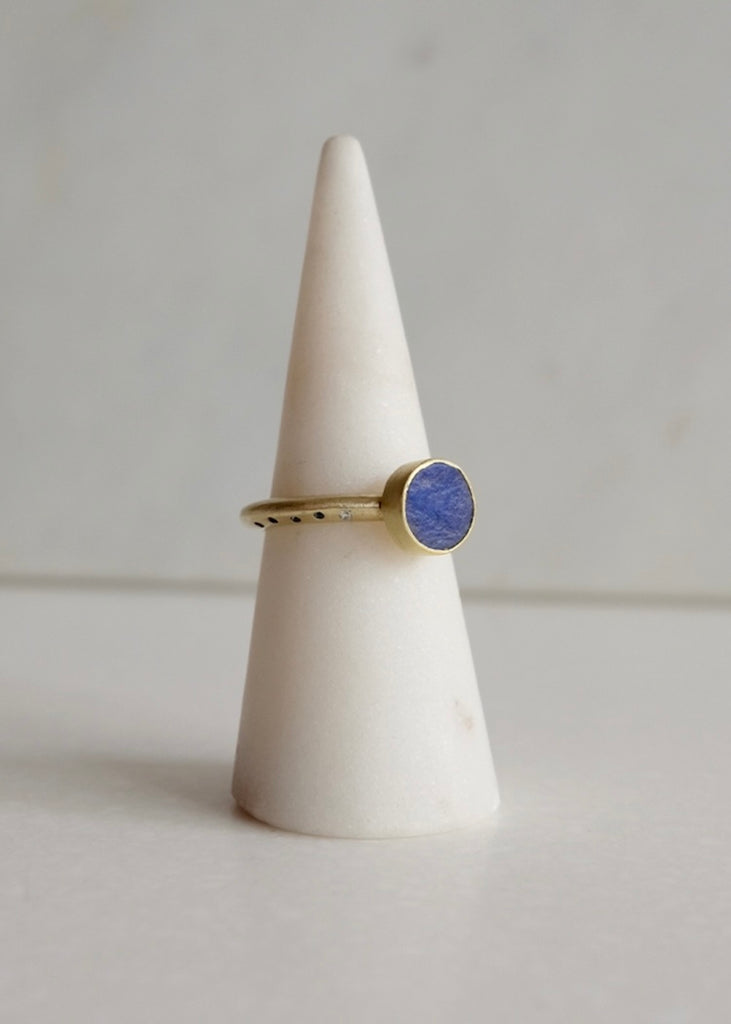 Judi Powers | Lapis Lazuli, Sapphire + Diamond Ring