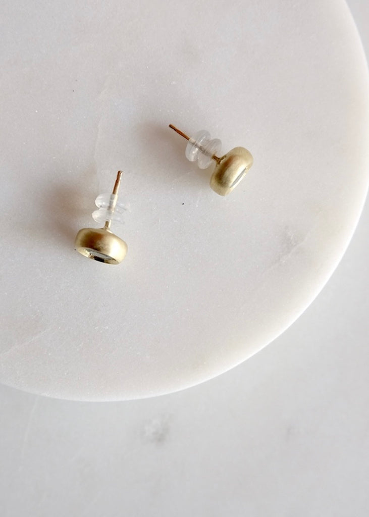 Judi Powers | Little Star Aquamarine Earrings with 14k Gold