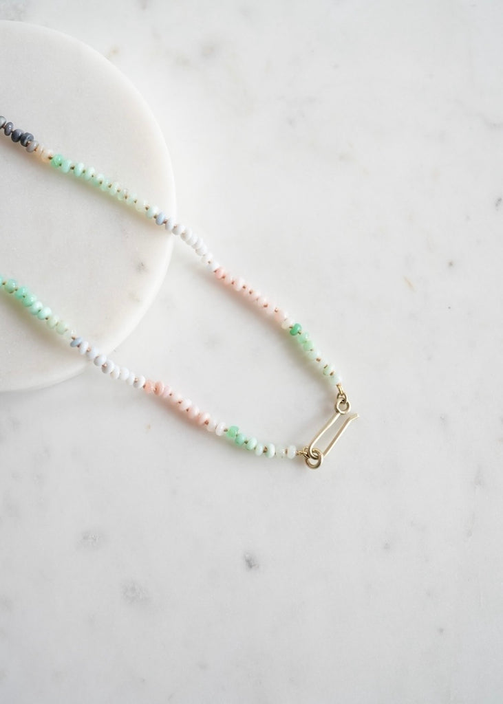 Judi Powers | Opal Rondelle 14k Necklace