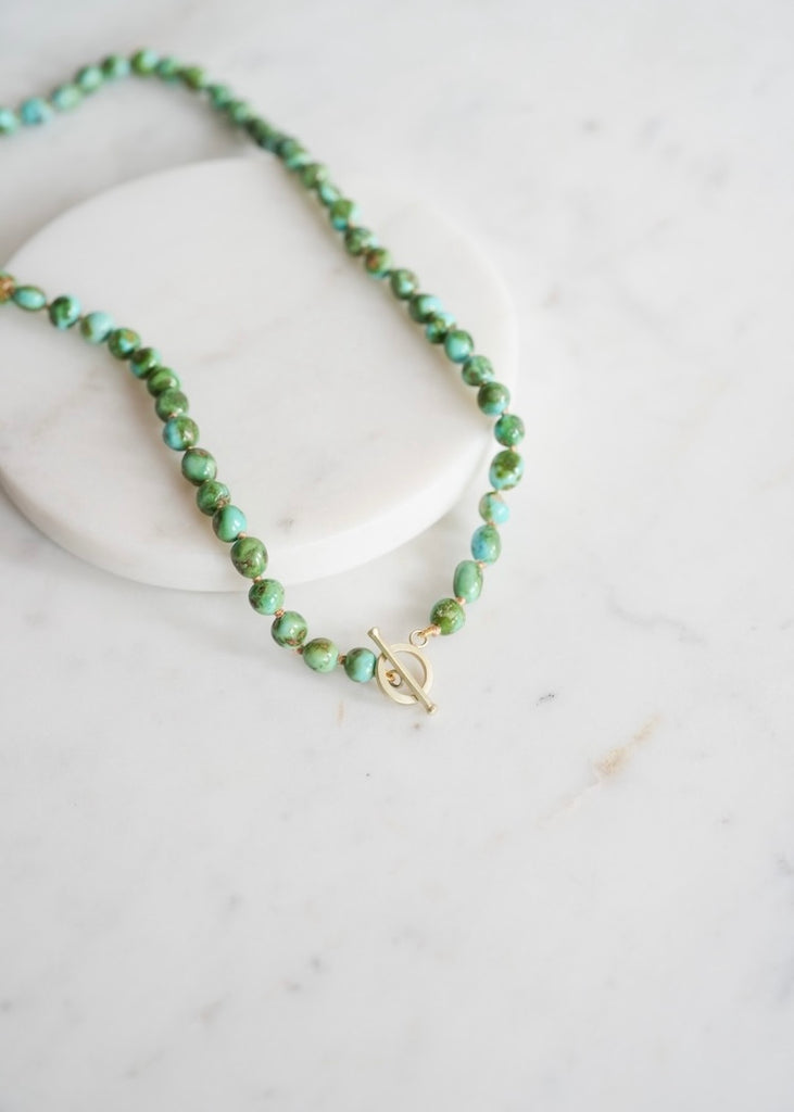 Judi Powers | Sonoran Turquoise 14k Necklace