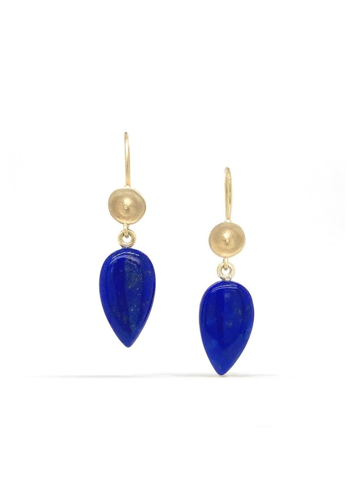 Judi Powers | Temple Lapis Drop Earrings