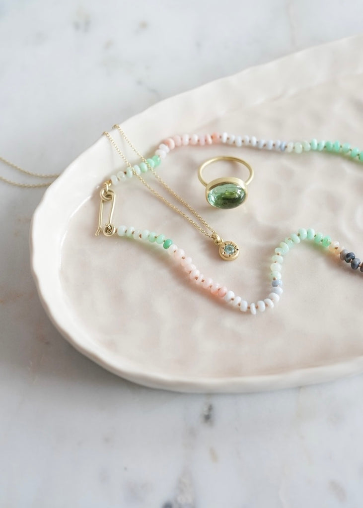 Judi Powers | Tiny Star Paraiba Tourmaline Necklace