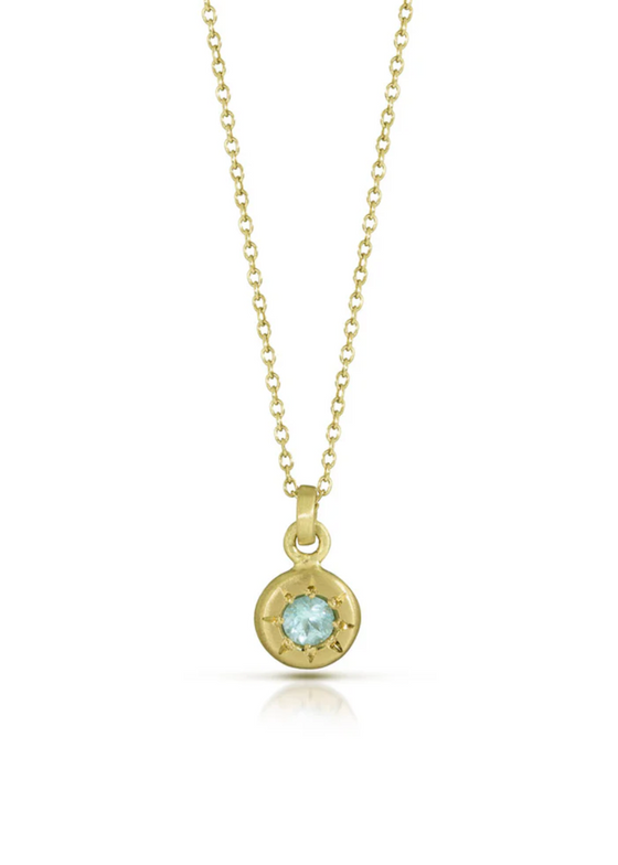 Judi Powers | Tiny Star Paraiba Tourmaline Necklace