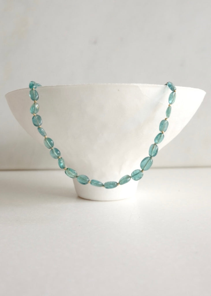 Judi Powers | Tourmaline Blue Pebble Necklace