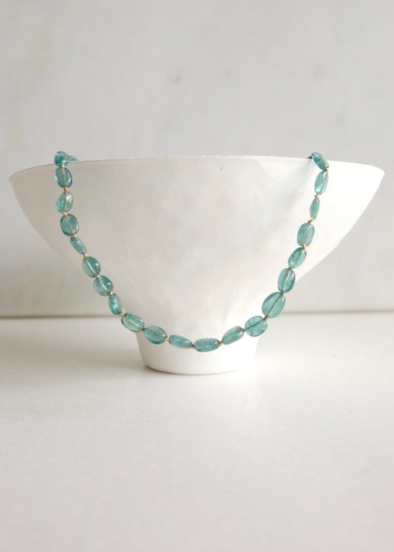 Judi Powers | Tourmaline Blue Pebble Necklace