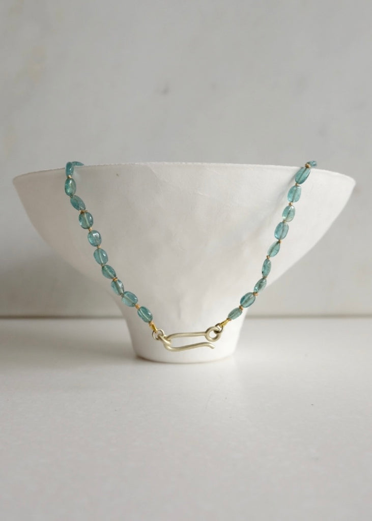Judi Powers | Tourmaline Blue Pebble Necklace