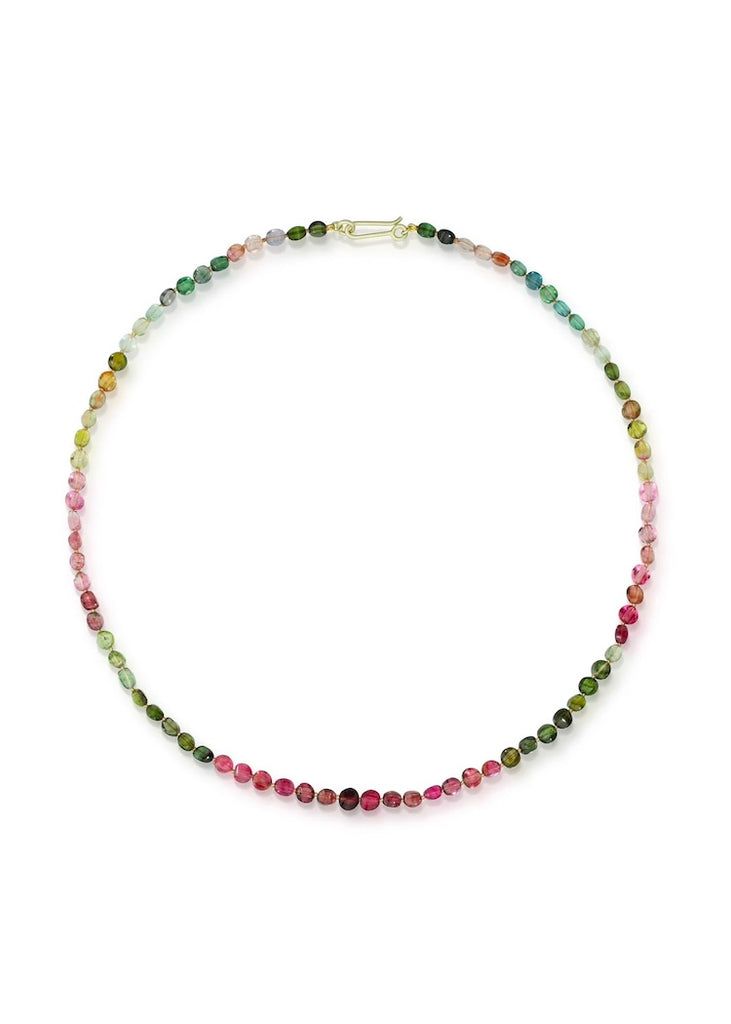 Judi Powers | Tourmaline Multicolor Seed Necklace