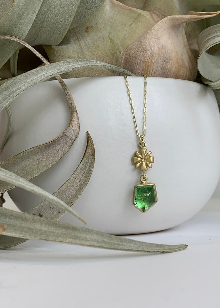 Judi Powers | Tourmaline + Diamond Narcissus Necklace