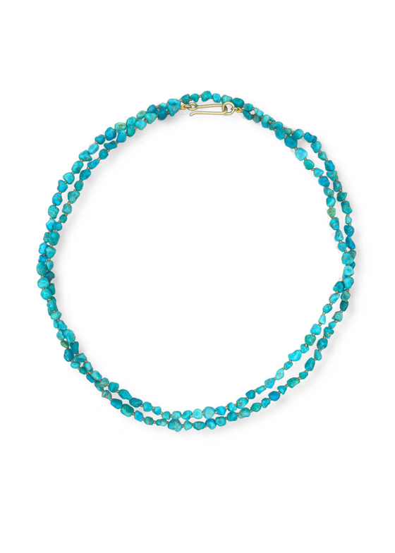 Judi Powers | White Water Turquoise Nugget Necklace