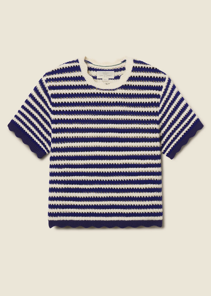 Trovata | Jules Sweater T-Shirt in Navy