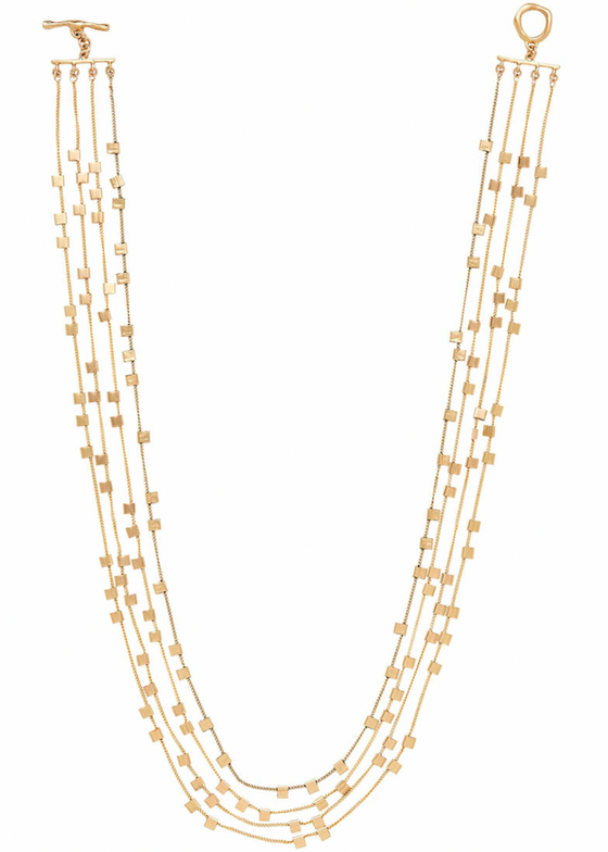 Julie Cohn | Bertoia 4 Strand Gold Filled Necklace
