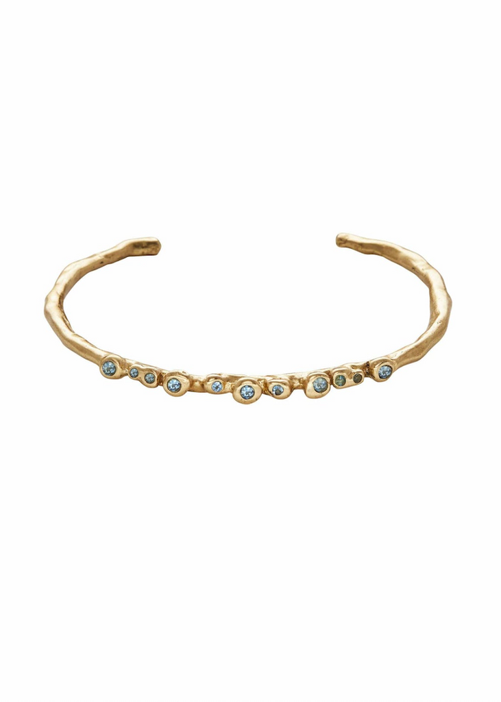Julie Cohn | Delta Blue Topaz Bronze Cuff