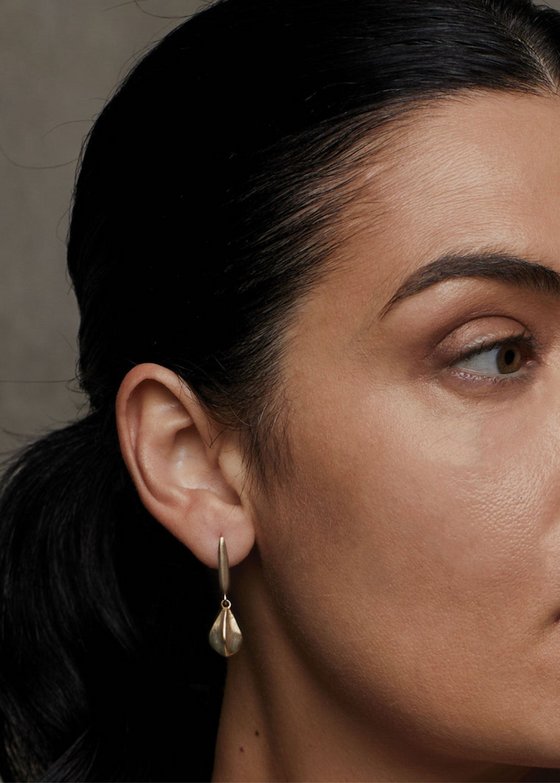 Julie Cohn | Grain Cone Bronze Earring