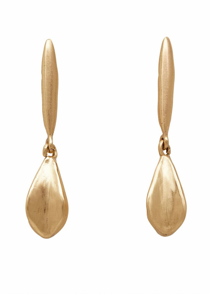 Julie Cohn | Grain Cone Bronze Earring