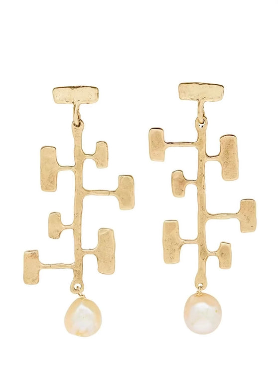 Julie Cohn | Mondrian Pearl Earring