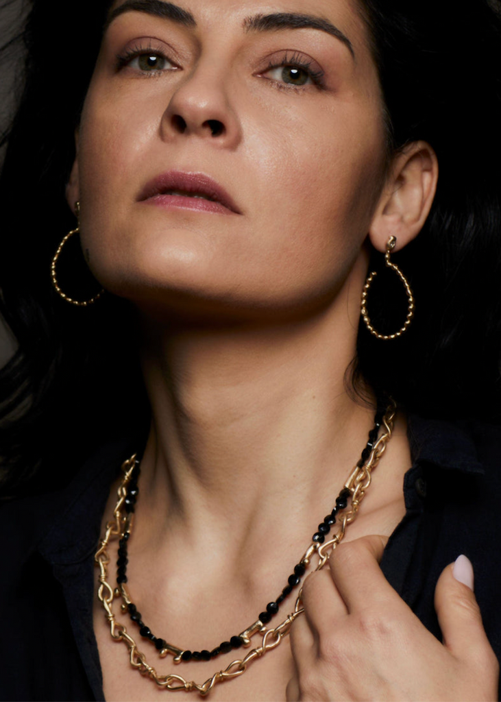 Julie Cohn | Orion Bronze Hoop Earring