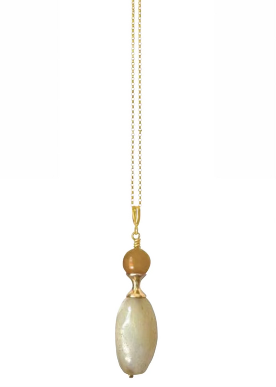 Julie Cohn | Pendulum Burnt Jade Bronze Pendant