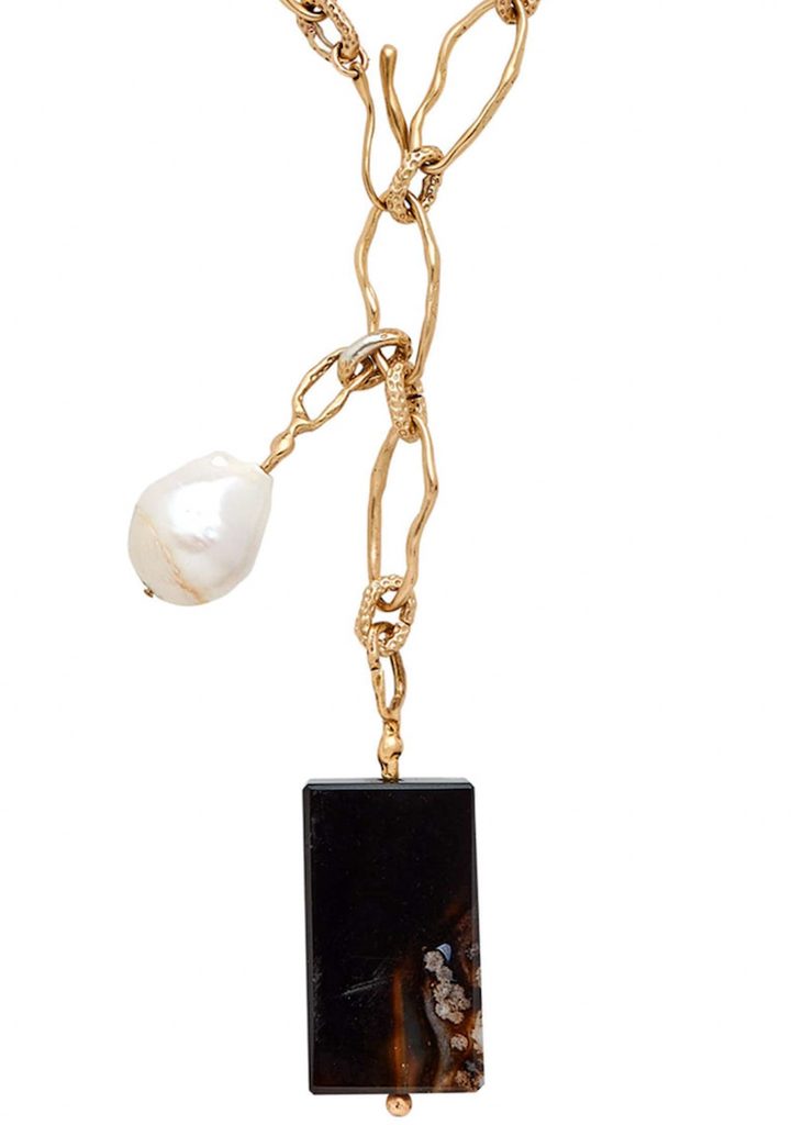 Julie Cohn | Perla Tablet Bronze Pearl Pendant